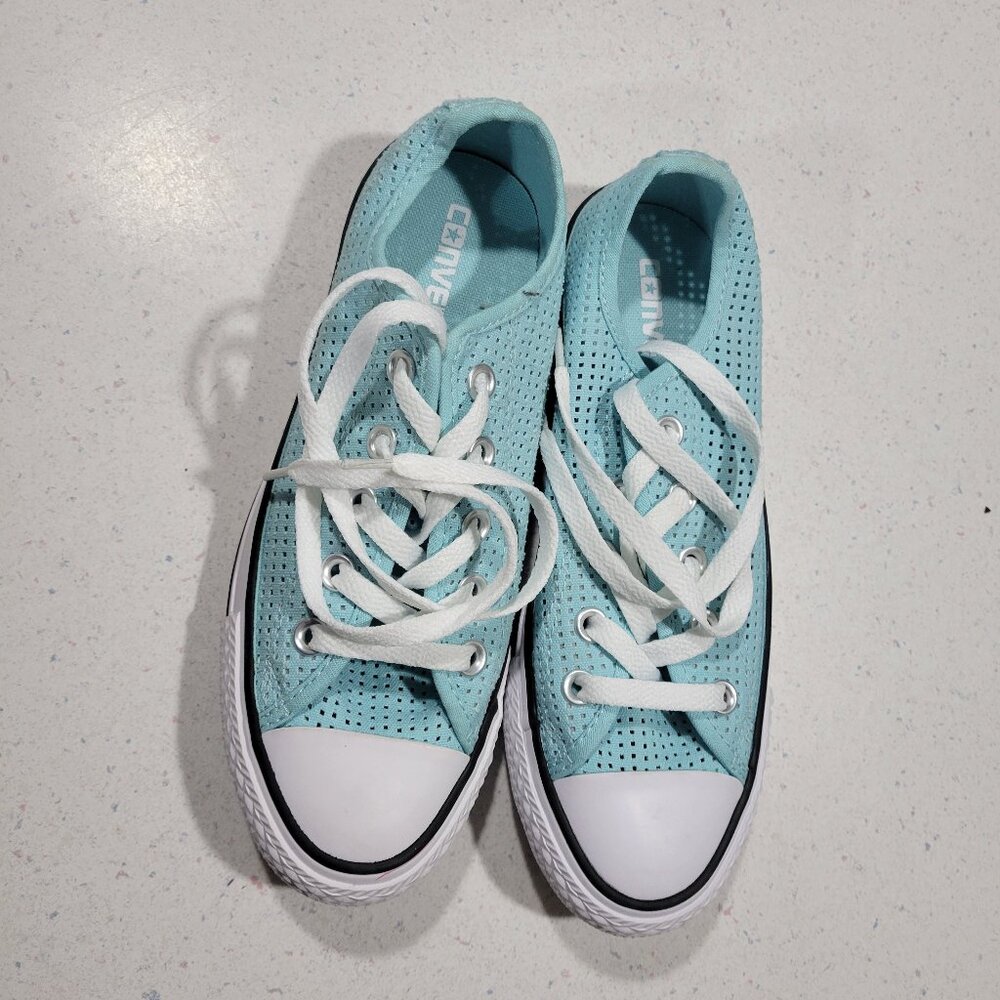 Light Blue Converse Sneakers - Never Been Worn